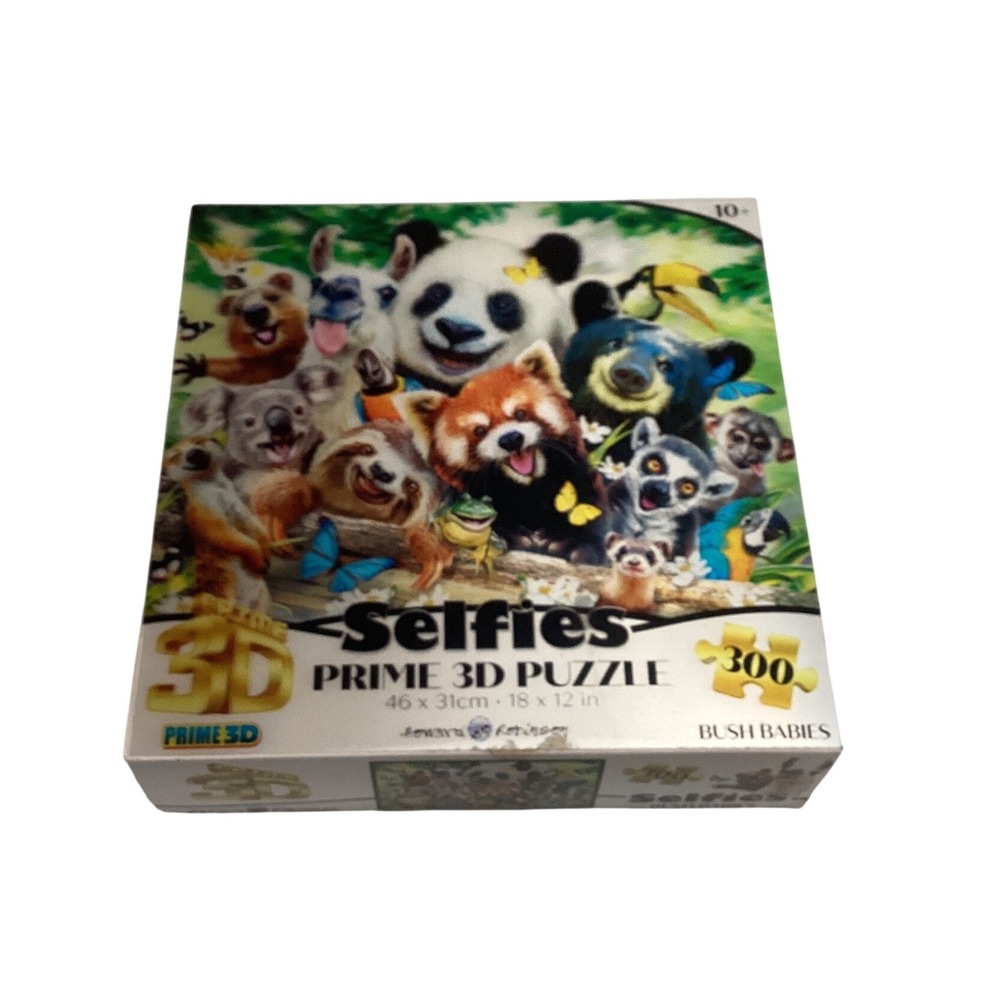 Howard Robinson Selfies Bush Babies Prime 3D Puzzle 300 Piece Lenticular Animals